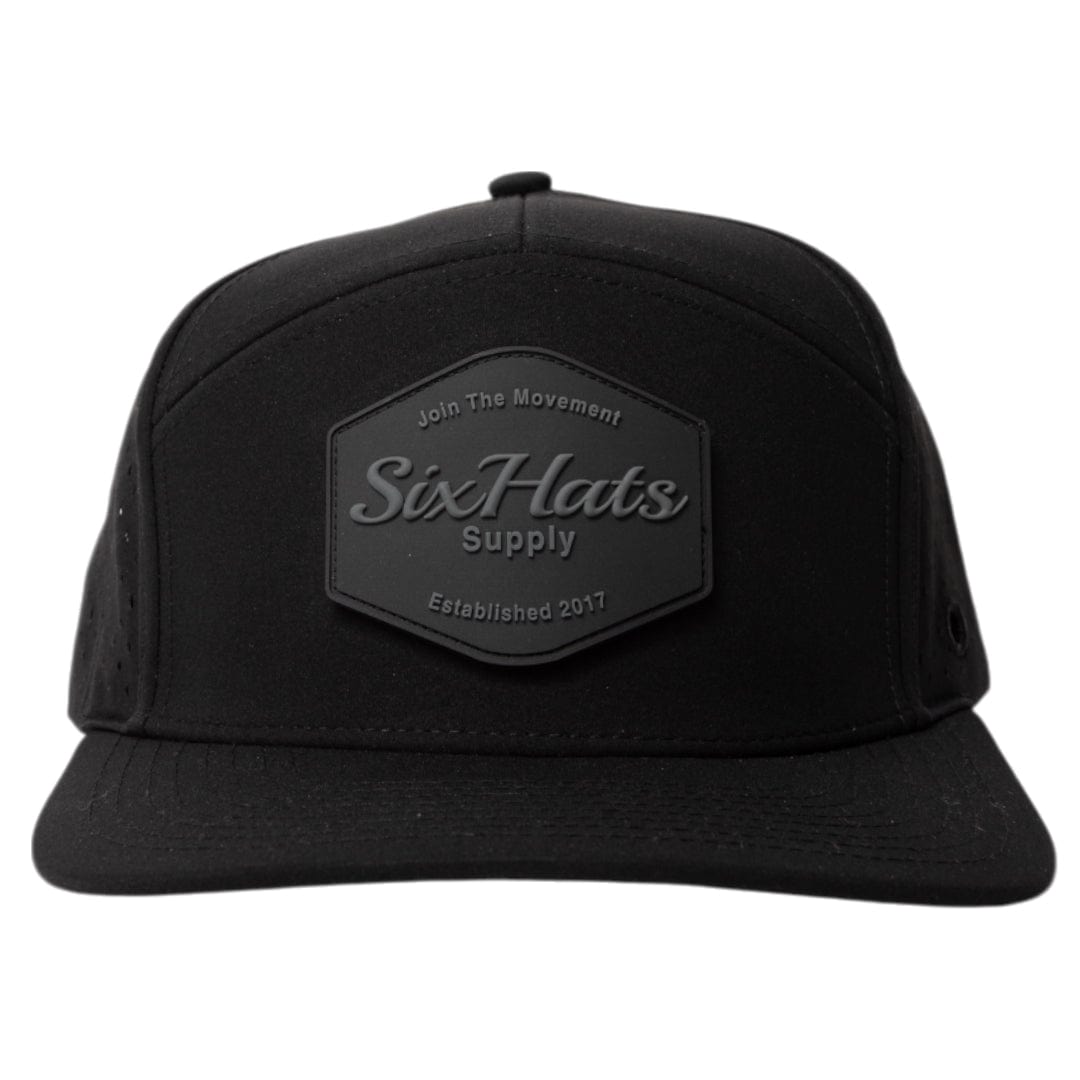 Black Hex Tradesman Hat | Waterproof Hat | Golf Hat | Tee Holder