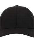 Stealth Black Low Pro Waterproof Hat (Full Material Back)