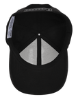 Stealth Black Low Pro Waterproof Hat (Full Material Back)