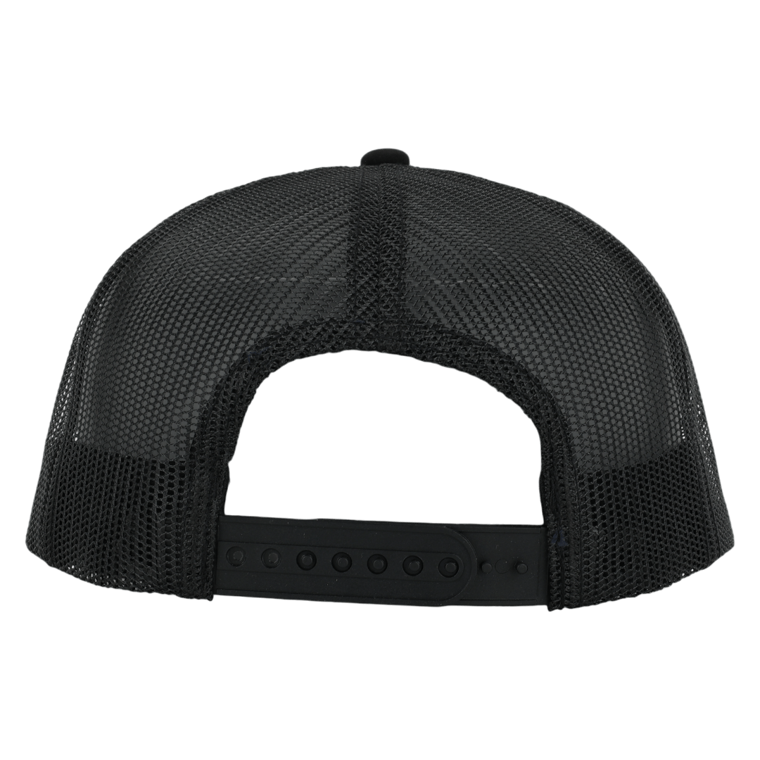 Stealth Black Mesh Low Pro Waterproof Hat