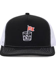 Black & White Mesh 19th Hole Signature Waterproof Hat