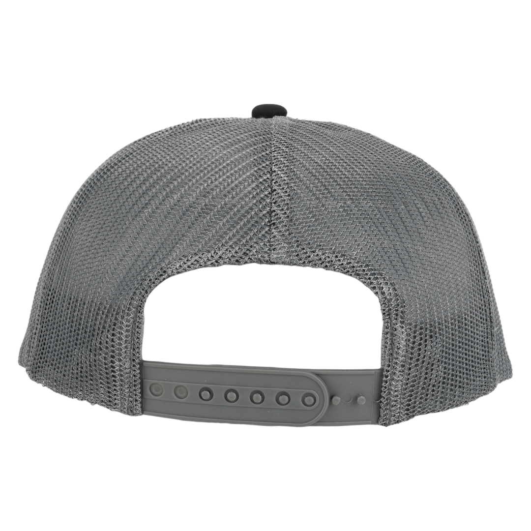 Stealth Black & Charcoal Mesh Low Pro Waterproof Hat