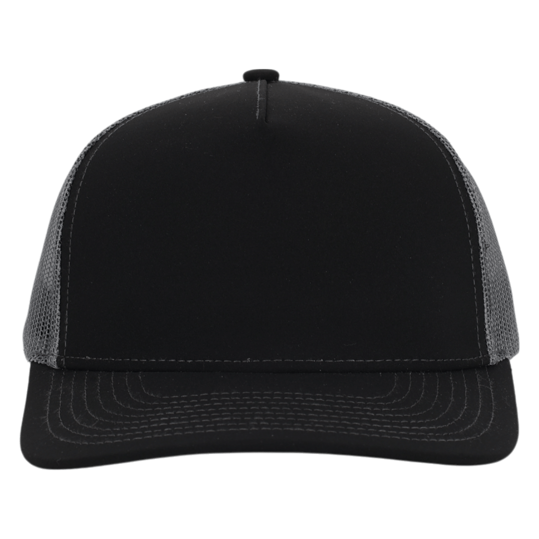 Stealth Black & Charcoal Mesh Signature Waterproof Hat
