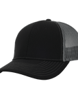 Black & Charcoal Mesh Low Pro