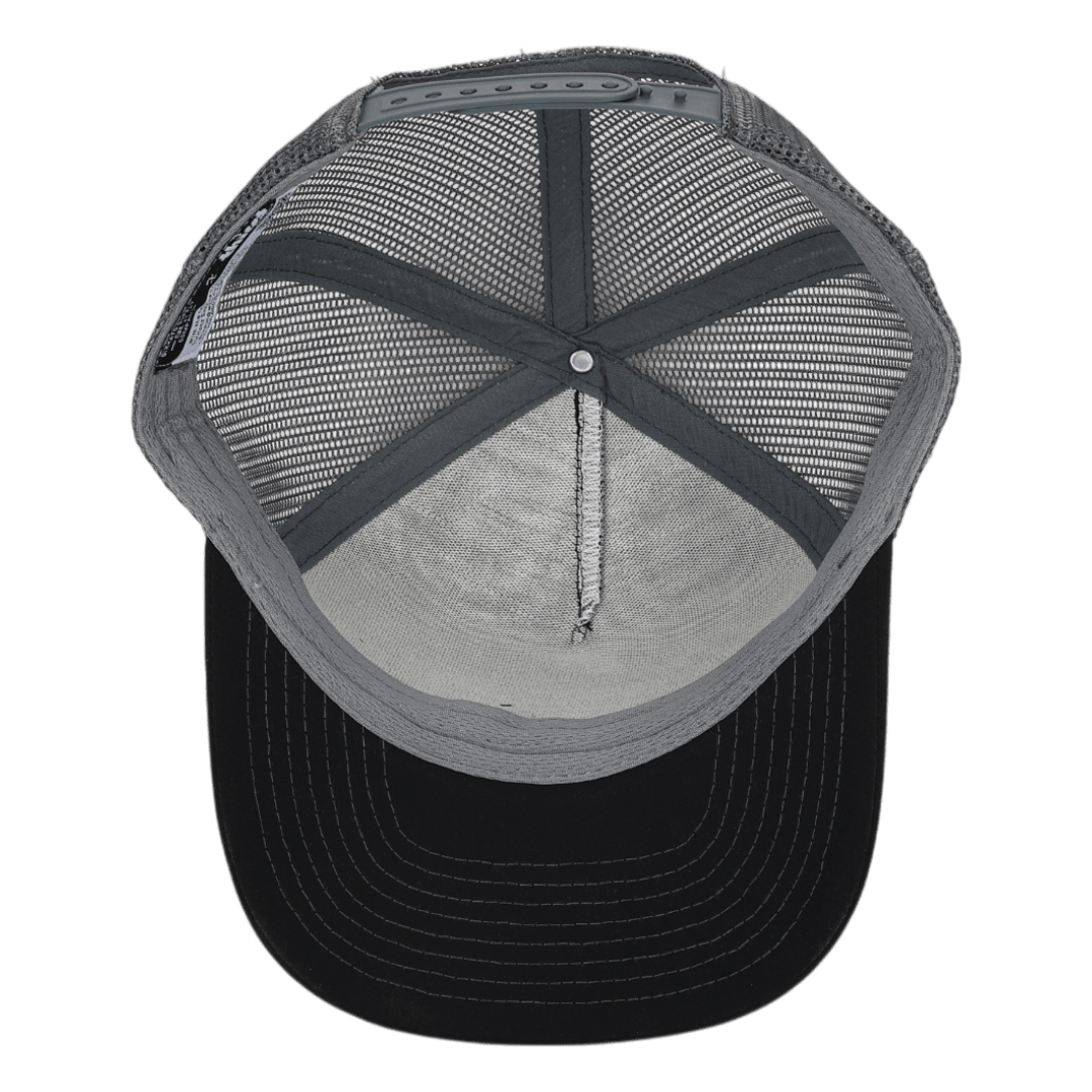 Stealth Black & Charcoal Mesh Signature Waterproof Hat