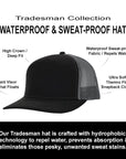 Black & Charcoal Mesh Tradesman