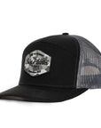 Black & Charcoal Mesh Hex Tradesman Waterproof Hat