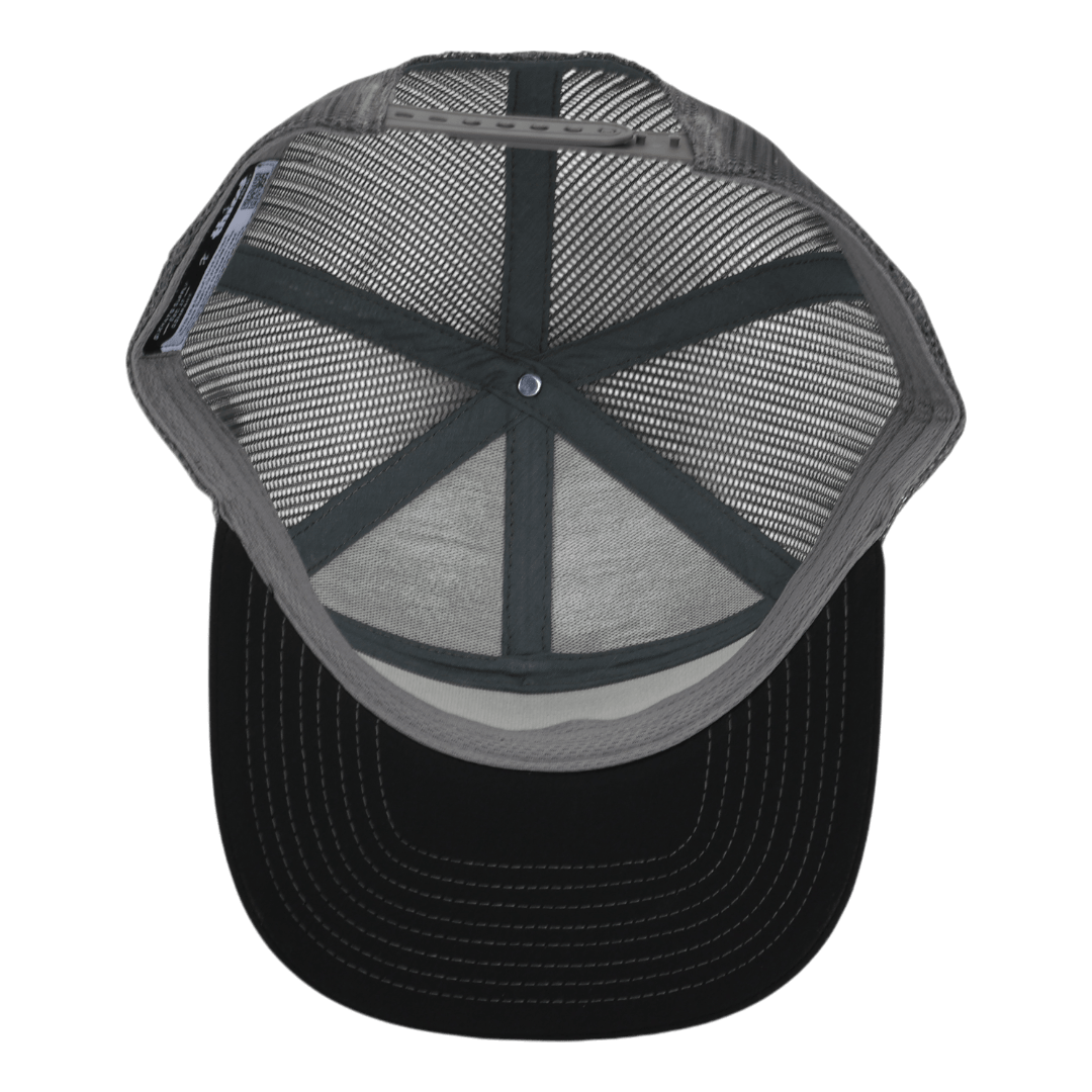 Black & Charcoal Mesh Hex Tradesman Waterproof Hat