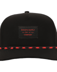 Black & Red OG Signature Waterproof Hat