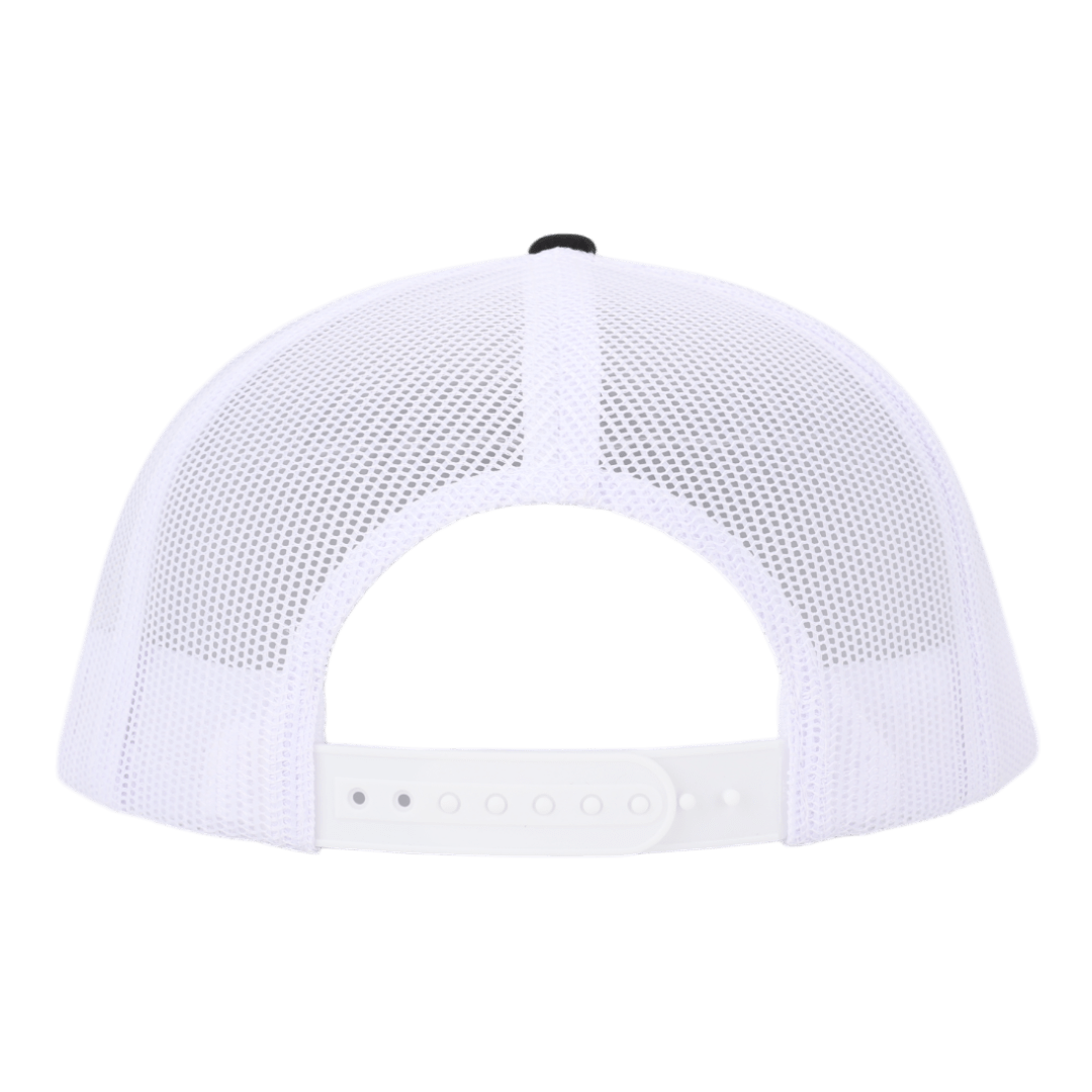 Stealth Black & White Mesh Signature Waterproof Hat