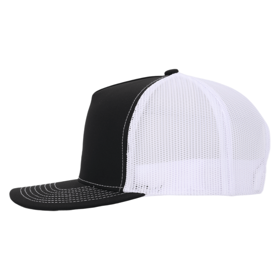 Stealth Black & White Mesh Signature Waterproof Hat