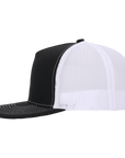 Stealth Black & White Mesh Signature Waterproof Hat