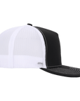 Black & White Mesh Horizon Signature Waterproof Hat