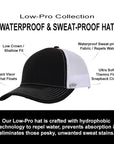 Black & White Mesh Low Pro