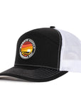 Black & White Mesh Horizon Tradesman Waterproof Hat