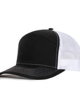 Stealth Black & White Mesh Tradesman Waterproof Hat