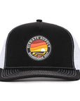 Black & White Mesh Horizon Signature Waterproof Hat