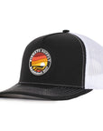 Black & White Mesh Horizon Signature Waterproof Hat