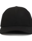 Stealth Black Low Pro Waterproof Hat (Full Material Back)