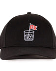 Black 19th Hole Low Pro Waterproof Hat
