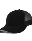 Stealth Black Mesh Low Pro Waterproof Hat