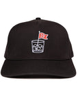 Black 19th Hole Signature Waterproof Hat