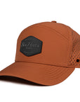 Burnt Orange Hex Tradesman Waterproof Hat