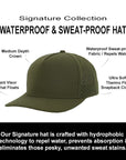 Forest Green Hex Signature Waterproof Hat