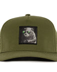 Forest_Green_Signature_Beaver_fabric patch waterproof and sweat proof hat designed in Canada Six hats Supply