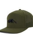 Forest Green Raccoon Tradesman Waterproof Hat