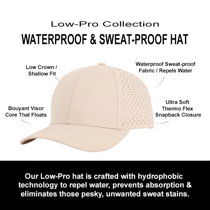 Khaki Beaver Low Pro Waterproof Hat
