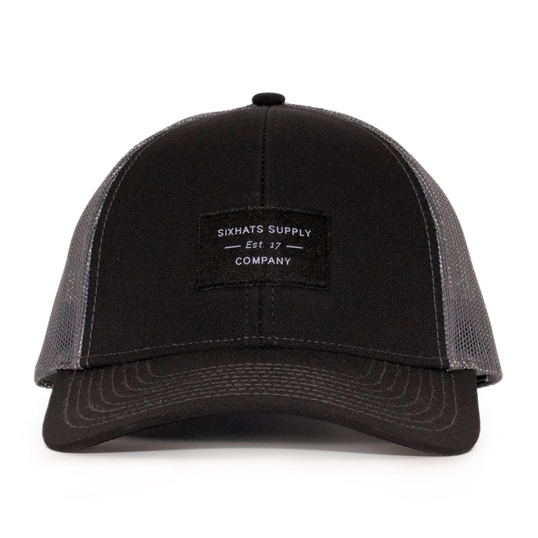 Black & Charcoal Mesh OG Low Pro Waterproof Hat