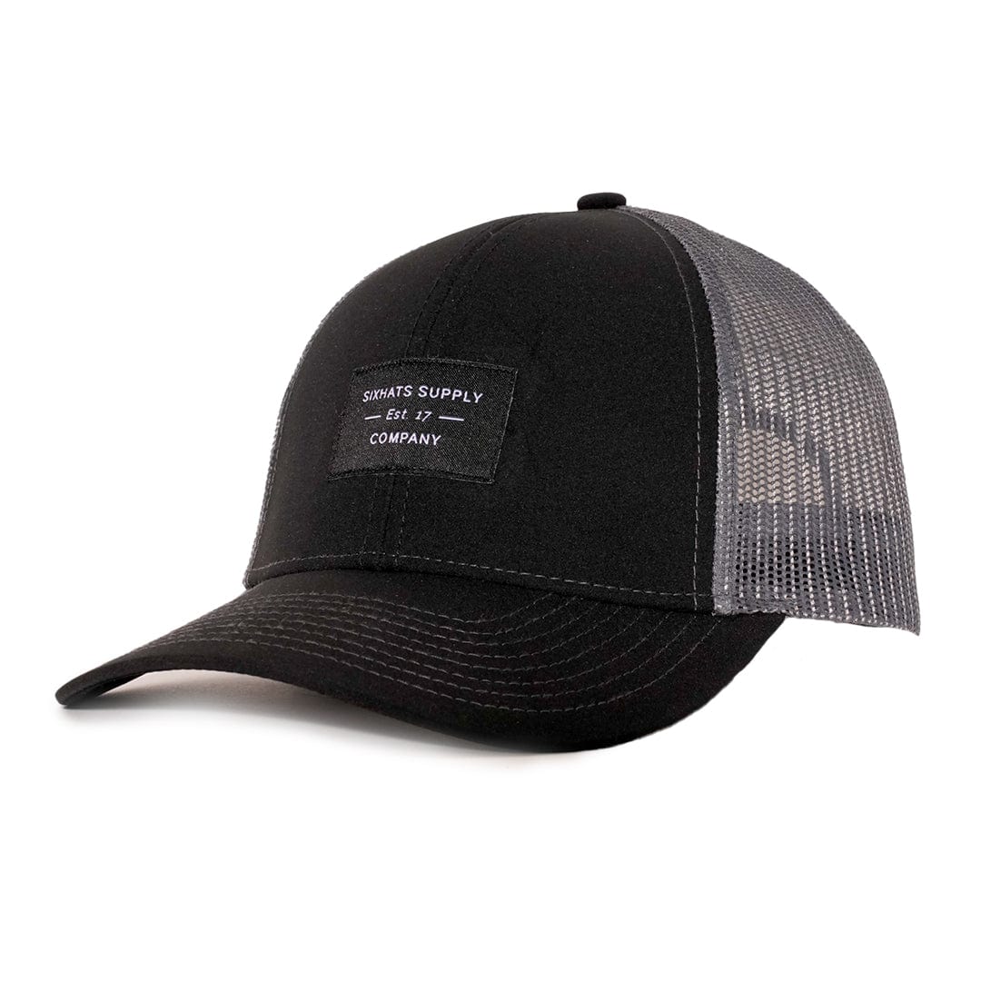 Black & Charcoal Mesh OG Low Pro Waterproof Hat