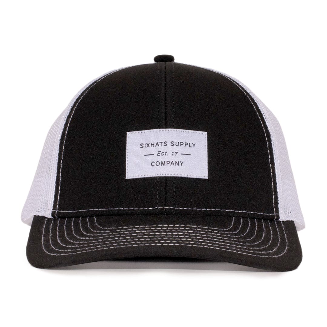 Black & White Mesh OG Low Pro Waterproof Hat