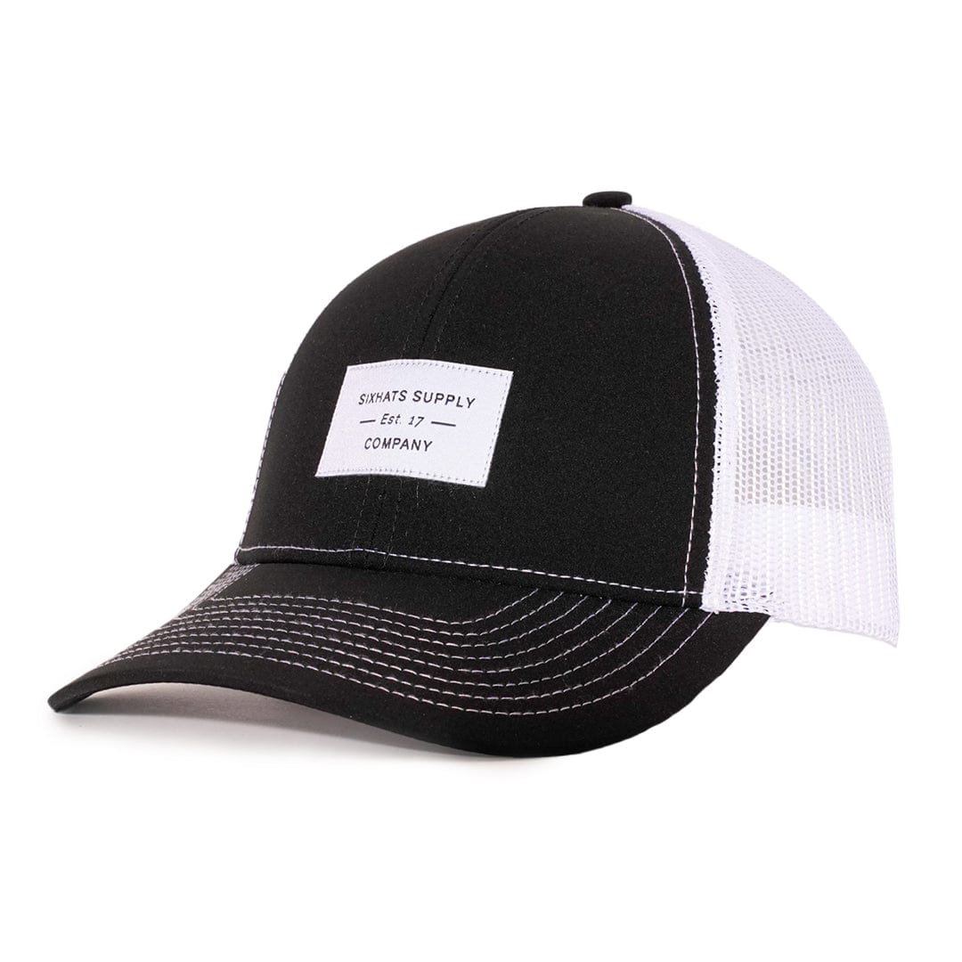Black & White Mesh OG Low Pro Waterproof Hat