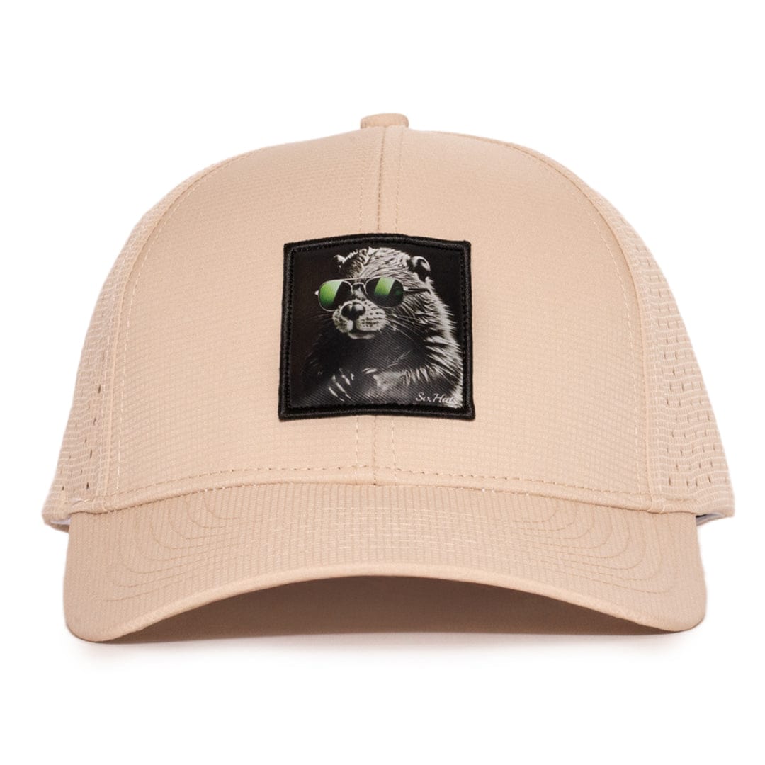 Khaki Beaver Low Pro Waterproof Hat