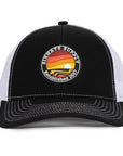 Black & White Mesh Horizon Low Pro Waterproof Hat