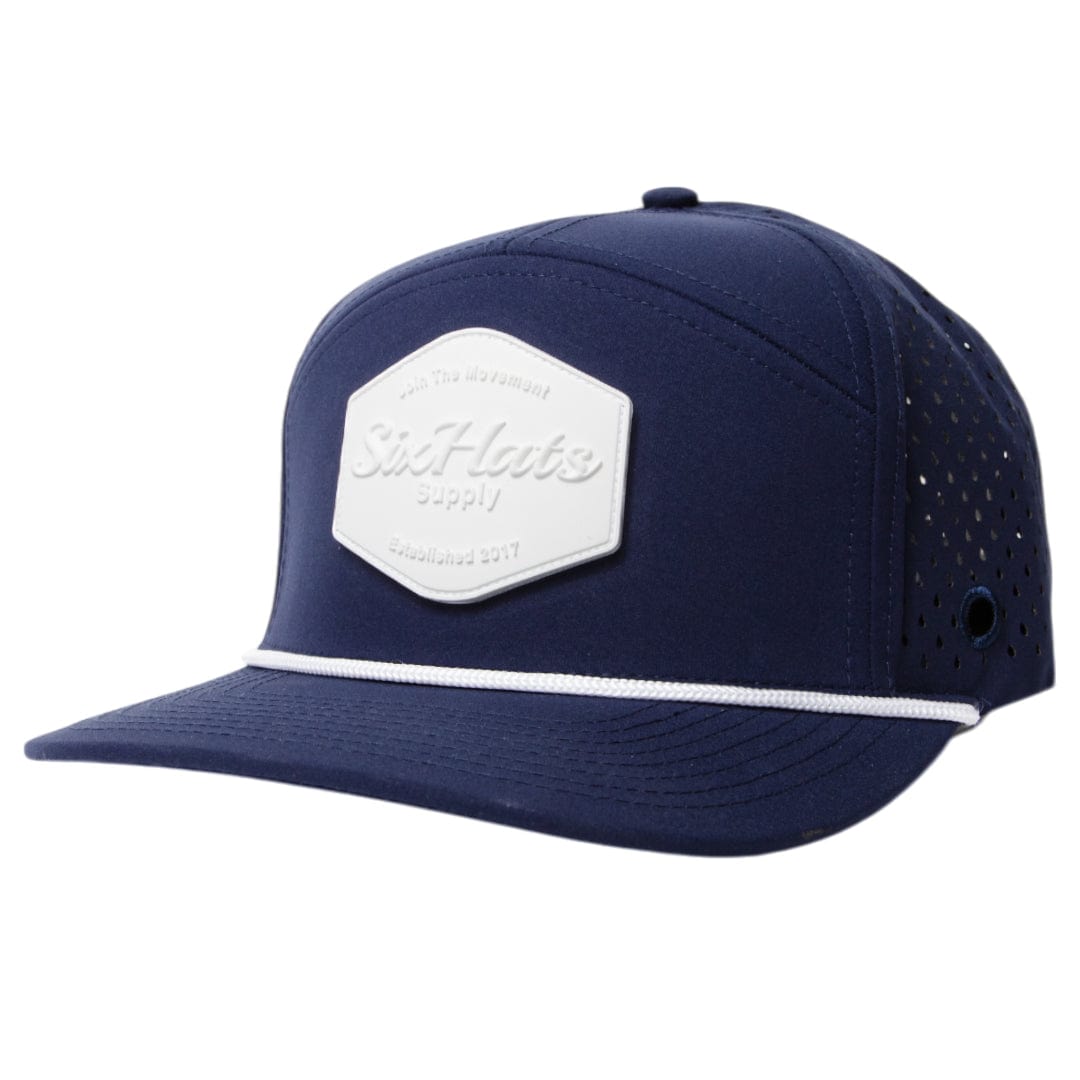 Navy Hex Tradesman Waterproof Hat