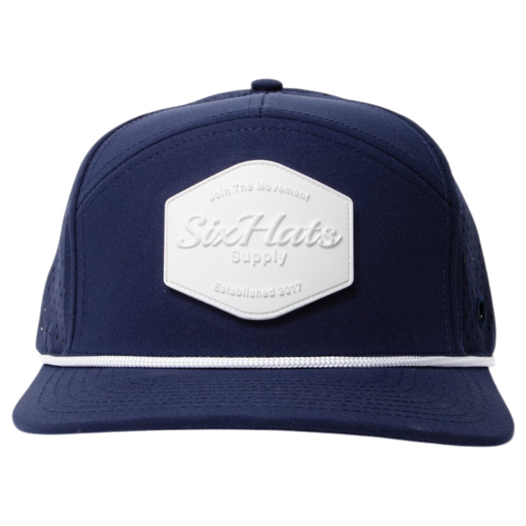 Navy Hex Tradesman Waterproof Hat