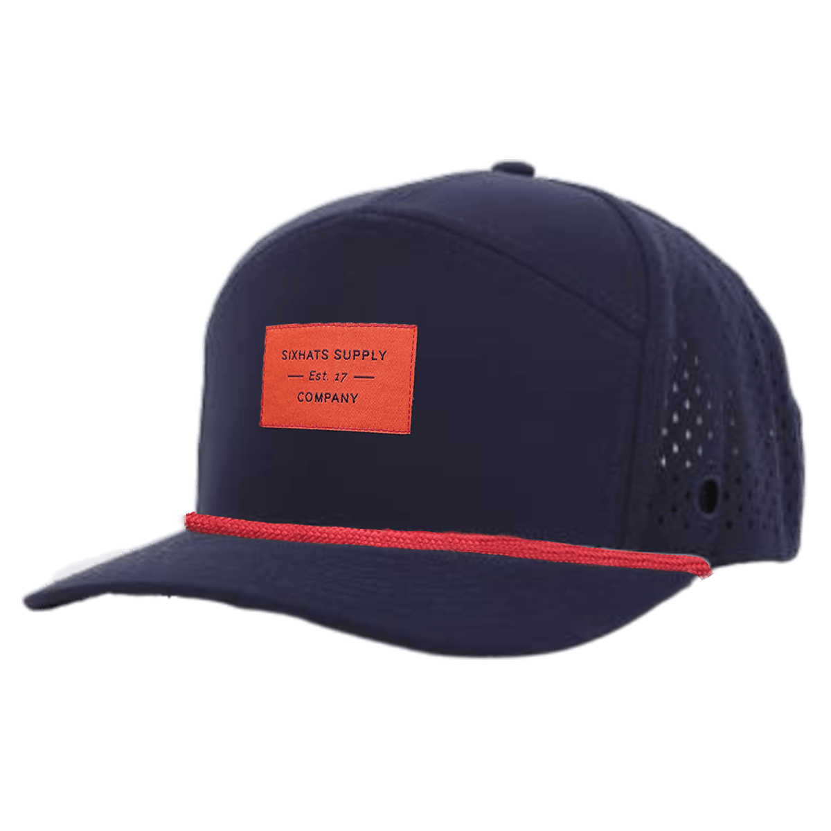 Navy & Red OG Tradesman Waterproof Hat