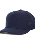 Navy stealth signature hat 5 panel cap waterproof and sweat proof Six Hats Supply designed in Canada