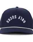 Navy Golf Sucks Signature Waterproof Hat