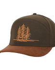 Olive Tree Tradesman Tee Holder Hat W/ Magnetic Ball Marker