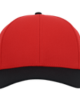 Stealth Red & Black Low Pro Waterproof Hat