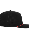 Black & Red OG Signature Waterproof Hat