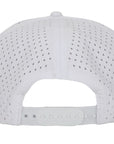 White W/ Black Golf Patch Tradesman Tee Holder Hat W/ Magnetic Ball Marker