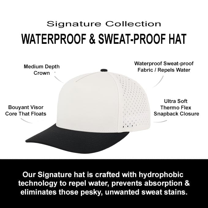 Stealth Tan & Black Signature Waterproof Hat