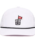 White 19th Hole Tradesman Waterproof Hat