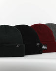 Navy Waffle Beanie