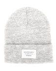 Heather Grey Folding Beanie